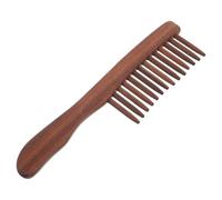 GANAZONO Sandalwood Wide Tooth Comb Wooden Gua Sha Brush Multifunctional Hair Massage Comb for Curly Hair Anti-static Detangler with Scalp Massage Effect Suitable for Women