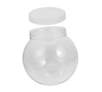 GANAZONO Shatterproof Desktop Small Aquarium Plastic Fish Tank Holder Fish Bowl Decor for Office Studio