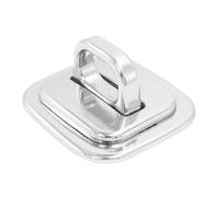 GANAZONO Silver Zinc Alloy Laptop Security Lock with Fixed Base and Anchor Plate, Compatible with Multiple Laptop Models for Theft Protection and Desk Mount Security