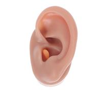 GANAZONO Simulation Piercing Ear Model Silicone Human Ear Model for Medical Teaching Display Practice