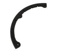 GANAZONO Ski Board Protective Bumper Strip Black Large 3-Hole Tail and Nose Guard Shock Absorbing Rubber Skateboard Deck Edge Protector for Snowboard Safety