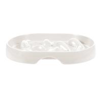 GANAZONO Slow Feeder Cat Bowl Interactive Raised Cat Food Dish for Healthy Eating Non Slip Design to Prevent Spills Cat Accessories for Kittens and Adult Cats