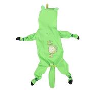 GANAZONO Small Medium Dog Raincoat Poncho for Rainy Days Full Coverage Design for Pet Comfort Stylish Frog Print for Outdoor Adventures