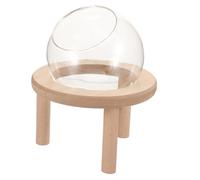 GANAZONO Small Transparent Glass Hamster Sand Bath Box Practical Household Pet Bathroom for Hamsters Guinea Pigs and Small Animals Easy to Clean and Lightweight