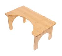 GANAZONO Solid Wood Toilet Squat Step Stool for Bathroom Non-Slip Footrest Enhancing Squatting Posture Compact and Bench for Seniors Pregnant Women Space-Saving Design