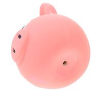 GANAZONO Squeaky Pig Head Dog Chew for Puppies, Natural Latex | Pink Shape, Teething Support and Boredom Relief, for Large Dogs, Fetch Games and Outdoor Play