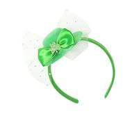 GANAZONO St Patrick's Day Green Hat Hairband Decorative Festival Headdress Shamrock Clover Hair Accessory for Women Party Celebration