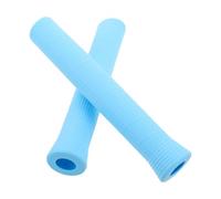 GANAZONO Tennis Racket Handle Grip Protector Sleeve 2pcs Blue Silicone Overgrip Band Non-slip Sweat-absorbent Vibration Dampening Cover for Tennis Pickleball Squash Players