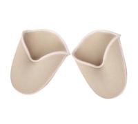 GANAZONO Toe Covers for Dance Ballet Pointe Shoes Beige Knitted Fabric | High Elasticity Toe Protection, Breathable Comfort Support, Sebs Detail, Ballet Accessories for Toes