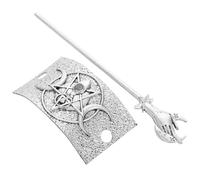 GANAZONO Vintage Moon Crescent Hairpin Elegant Retro Hair Accessory for Women Alloy Material Secure Hairstyle Feature, for Weddings and Parties