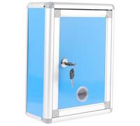 GANAZONO Wall Mounted Lockable Post Box with Aluminum Alloy Construction, Sturdy Design and Proper Storage Capacity, Suitable for Restaurants and Churches, Vintage Style Suggestion Box