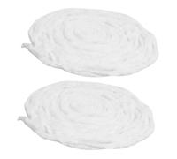 GANAZONO White Pure Cotton Roll Coil 2pcs 175g Absorbent Hairdressing Cotton Strips for Perms and Beauty Salon Use