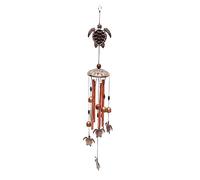 GANAZONO Wrought Iron Wind Chime Rustic Wind Chimes Turtle Metal Bell Wind Chimes Old Fashioned Wind Chimes Glass Romantic Windchime Cast Iron Wind Chimes Seaside Ornaments Delicate