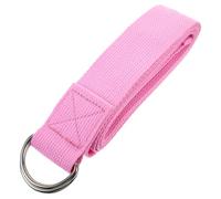 GANAZONO Yoga Tension Strap Pink Stretching Strap for Yoga Pilates Fitness Flexibility Training Aid for Muscle Relaxation and Posture Correction