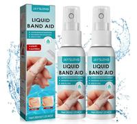 Ganbaro 2pcs Liquid Plaster, New Liquid Bandage Spray, Waterproof Liquid Bandage, Waterproof and Breathable Quick-Dry Liquid Bandage, Transparent Waterproof Spray Wound Stick Protective (30ml * 2)