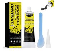 Ganbaro Black Silicone Sealant 100 ml, Waterproof, High Temperature, Multi-Purpose for Cars, Windows, Roofs