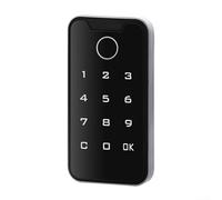 GANCEI 1 Pack Digital Keyless Cabinet Lock, Zinc Alloy For Smart Lock With Password And For Rfid Card, Anti-Peep Code For Office Gym Home Storage(D)