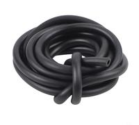 GANCEI 10 Ft Rubber Fuel Line 1/4 Inch ID Black Hose for Petroleum Based Products, Weather Resistant Reinforced Tubing 98595 UK