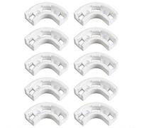GANCEI 10 Pcs 90 Degree Elbow Reverse Osmosis Fitting Holder Conduit Clip for RO Water Purifier PE Pipe Corner Bracket Layout Support(3/8-inch)