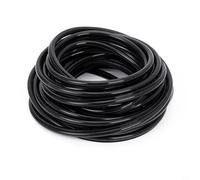 GANCEI 10M O-Shaped Silicone Sealing Strip for Windows and Doors, Soundproof Windproof Weatherstrip with Clip Installation, Flexible Rubber Gap Filler for Insulation,