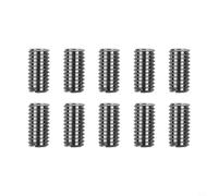 GANCEI 10Pcs M6X1.0 To M8X1.25 Threaded Inserts, Stainless Steel Reducer Nut, 15Mm Length, For Aviation, Auto, For Mold Repair
