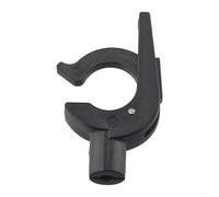GANCEI 1PCS Tonearm Rest Clip For Technics SL-1200 MK2 / SL-1210 MK2/MK3/MK5 Turntable - Plastic Replacement Stand Clamp, 3 X 0.6 Cm, Black