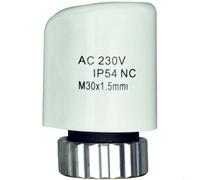 GANCEI 230V Normally Closed Thermal Actuator For Underfloor Heating Manifold, Retardant PC, IP54 Waterproof, M30 X 1.5mm Connection(Normally Close)