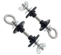 GANCEI 2Pcs 304 Stainless Steel Resistance Band Pegs For Power Rack Machine With Adjustable Hole 16-26 Mm For Squat Rack Or Multi-Gym