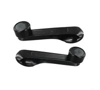 GANCEI 2PCS Interior Door Handles Window Crank Mechanism For Honda Civic 1984-2000, Black, Car Replacement