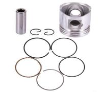 GANCEI 39mm for PISTON Ring Kit for GY6 139QMB 49cc for 50CC Engine, Metal Sealing Rings for Taotao for BAJA Scooter for ATV Moped Performance Upgrade Repair Part
