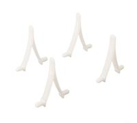 GANCEI 4 Pack V-Style Wishbone Spring Clips,For Swimming Pool Telescopic Poles, Heavy-Duty Plastic Replacement,For Leaf Rake Vacuum Head Handles, Pool Maintenance