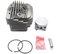 GANCEI 60mm Cylinder Assembly for MS880 Chainsaw, High Performance Engine Block Compatible with 088, Spare Part 1124 020 1209, Silver(A)
