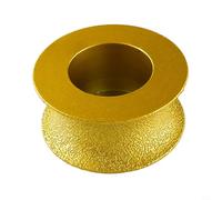 GANCEI 74 X 20Mm Dry Vacuum Brazed Bullnose Profile Grinding Wheel Disc, Emery Abrasive For Marble, Granite, Quartz, for TILE, For Construction And Decoration(30mm)