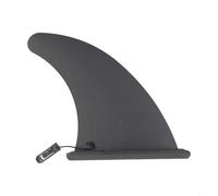 GANCEI 9 Inch Black Nylon Central Water Wave Fin for Stand Up Paddle Board for Soft Top Inflatable Surfing Slide-in Mount