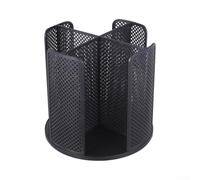 GANCEI ABS Plastic Cup Dispenser 4-Section Ventilated | 360-degree smooth spin, one-hand for access, fits 3-16oz cups, for ideal for busy cafes and offices