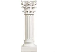 GANCEI Abstract Resin Roman Column Statue, European Style Temple Pillar for SCULPTURE Ornament For Home Office Living Room Decor(C)