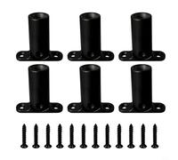 GANCEI Aluminum Alloy Adjustable Post Set for Spiral Stair Railing, Heavy Duty Cylindrical Base Fitting for Indoor Home Improvement, Sturdy Support Column Modern Design Simple Assembly