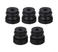GANCEI Annular Buffer Rubber Damping Block Kit Chainsaw Vibration Pad for 4500 5200 5800 43cc 45cc Saws Black Replacement 5 Pack