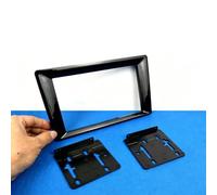 GANCEI Car Radio Panel Frame Conversion Kit, 9 Inch To 7 Inch 2Din Fascia Adapter For For Android Navigation Screen, Black Plastic for DASH Trim For Bezel For Car Audio Upgrade