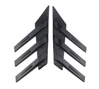 GANCEI Car Rear Windshield Sticker Side Splitter Trim Triangle Louver Sunshade for Most Vehicles Black Carbon Fiber for TPU Material Simple Fit Auto Decor(Black)