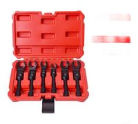 GANCEI Chrome Vanadium Spanner Set 6PC High Torque Resistance(A) | 180° swivel head, reaches tight spaces, 6-piece set, chrome vanadium, hydraulic use