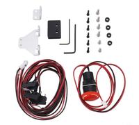 GANCEI CNC Limit Switch Kit With Stop Button, 2-Pin 80Cm Cable, Compatible With 3018 PRO/Max/Plus 3020, Engraving Machine Accessories(A)