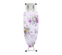 GANCEI Cotton Ironing Board Cover Replacement 147X48cm, High Temperature Resistant With Elastic Strap, For Grey Arrow Banana Leaf Dandelion Rose Daisy Styles, Home Laundry(Rose Flower)