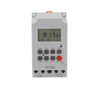 GANCEI Digital Programmable Timer Switch Tm630S-2, 30A 250V Ac, Lcd Display, 16 On/Off Settings, 7-Day Cycle, For Streetlight, Water Heater, Air Conditioner