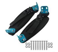 GANCEI Electric Skateboard Foot Strap Adjustable Fixing Band with Aluminum Buckle, Rubber Nylon Feet Holder Belt for Longboard Off-Road Board Black(Blue)