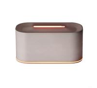 GANCEI Essential Oil Diffuser, 220Ml Flame Aroma Diffuser With Colorful Fireplace LED Effect, Cool Mist Humidifier For Air Quality Improvement(white)
