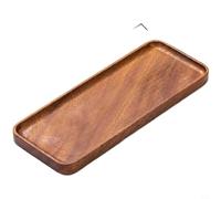 GANCEI,For American Walnut Tea Tray, Japanese Style Wooden Serving Board,For Dry Tea, Snacks And Fruits, Handcrafted Smooth Finish,For Home Office(E)