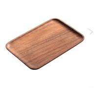 GANCEI,For American Walnut Tea Tray, Japanese Style Wooden Serving Board,For Dry Tea, Snacks And Fruits, Handcrafted Smooth Finish,For Home Office(C)