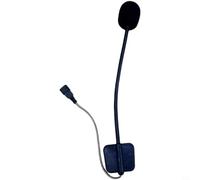 GANCEI For Cardo Helmet Headset With Noise Cancelling Microphone, Silver-Plated Wire Boom Mic,ForFull-Face And Off-Road Helmets, Motorcycle Riding(Hard)