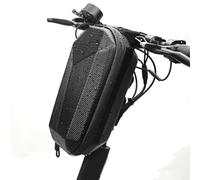 GANCEI Hard Shell Bicycle Handlebar Bag, EVA Front Head Storage Box With Reflective Strips For Electric Scooter Folding Bike Balance Bike, Outdoor Riding(30 * 15.5 * 13cm Black)